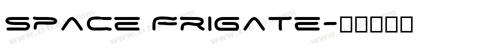 Space Frigate字体转换
